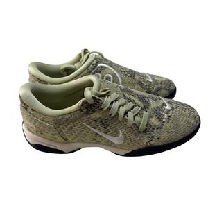 Nike WMNS T90 SE Olive Aura Snakeskin Total 90 Sneakers Mens 5.5 Womens 7 New